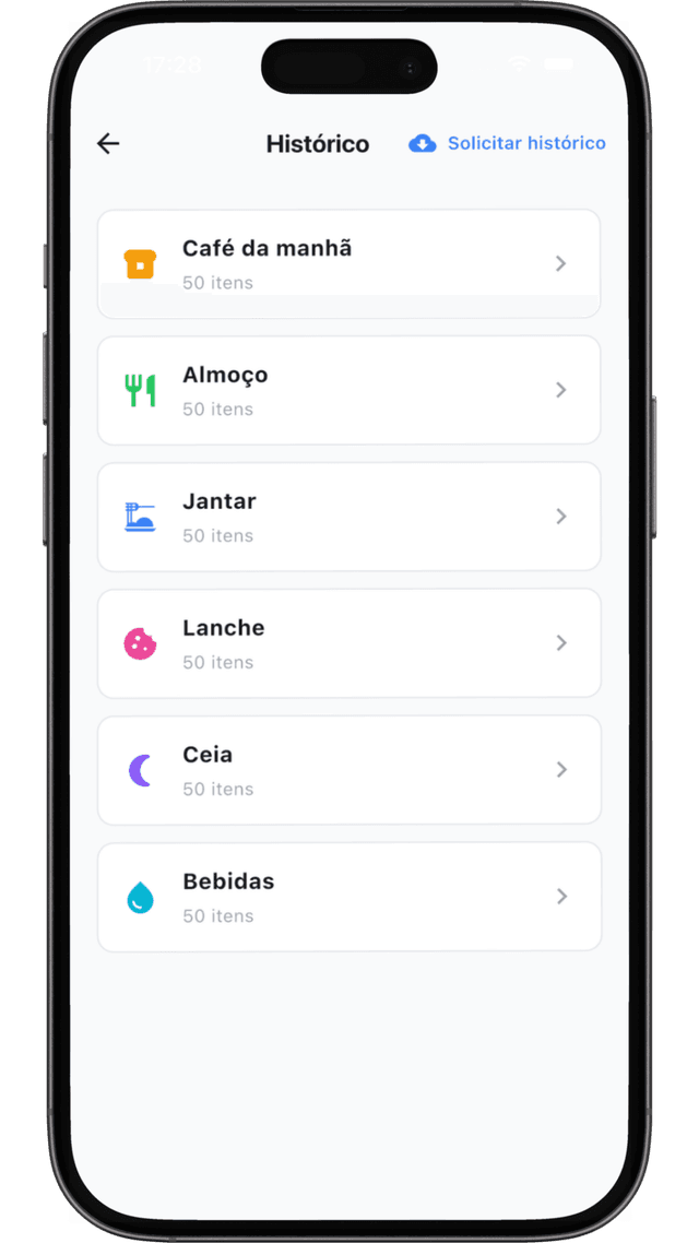 Calorias Fácil IA - app 4